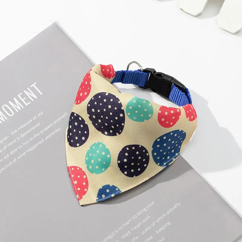 Adjustable Dog Bandana Collar, Pet Scarf for Small, Medium & Large Dogs and Cats