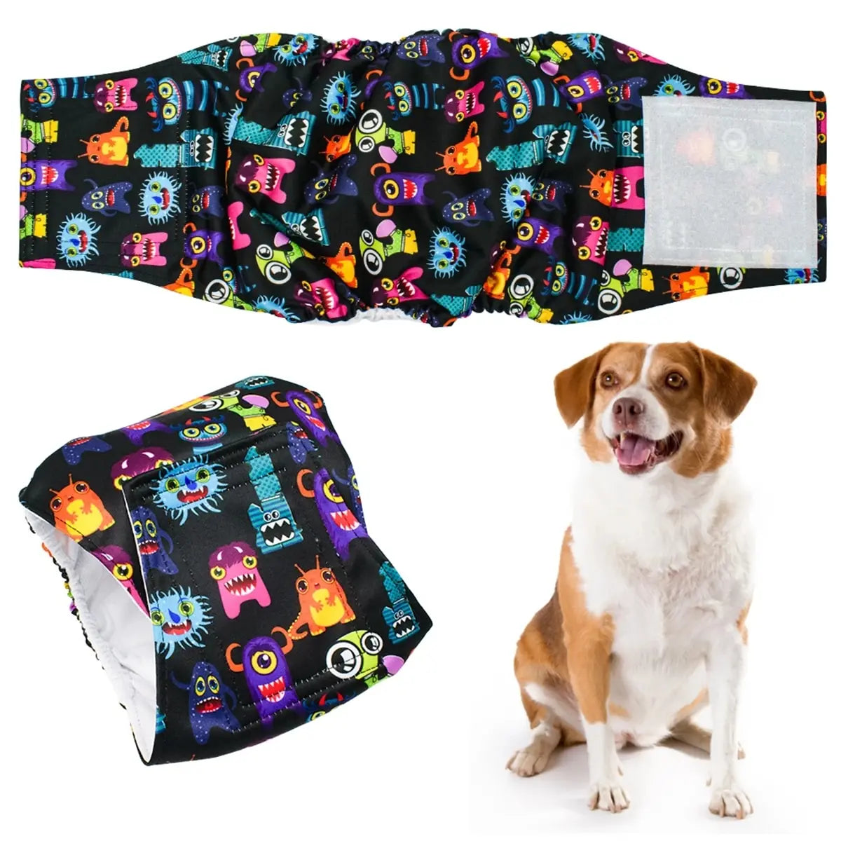 Washable Belly Band for Male Dogs – High-Absorbency, Reusable Dog Diaper Wrap