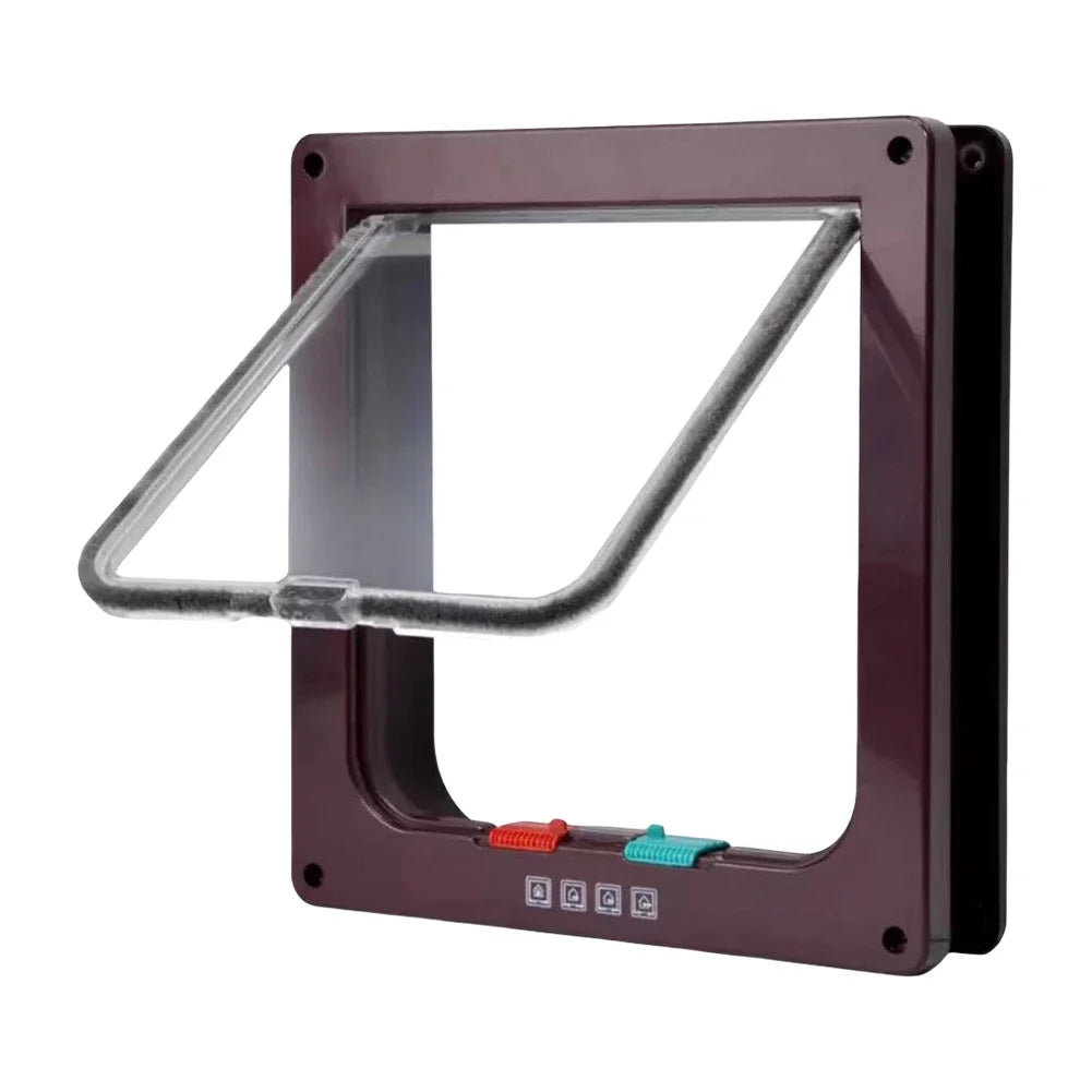 Pet Flap Door with 4-Way Security Lock
