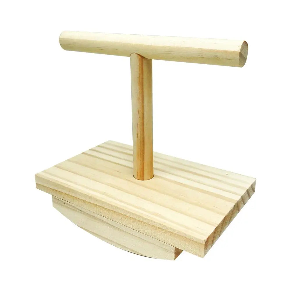 Wooden Parakeet Perch Toy