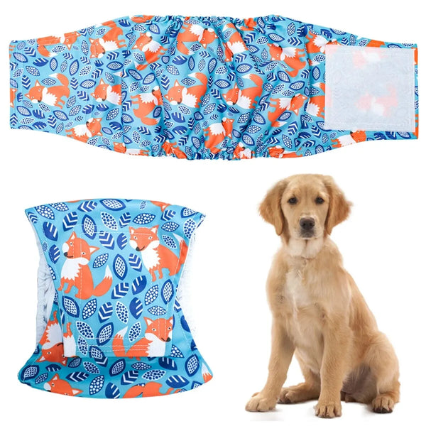 Washable Belly Band for Male Dogs – High-Absorbency, Reusable Dog Diaper Wrap