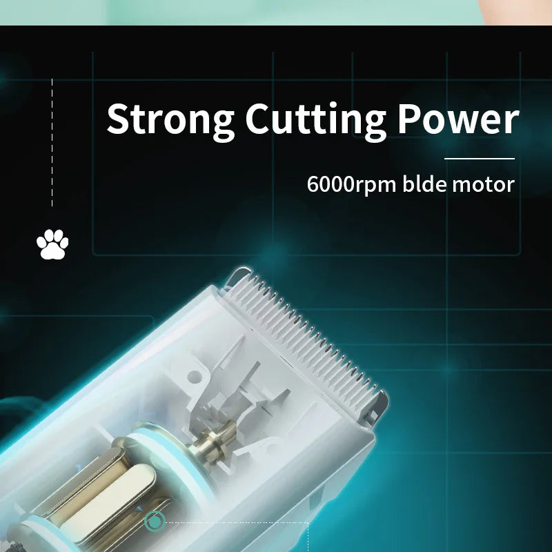 Cordless Rechargeable Pet Hair Trimmer
