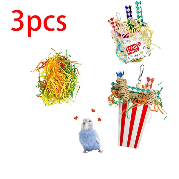 Foraging Hanging Toys for Parrots