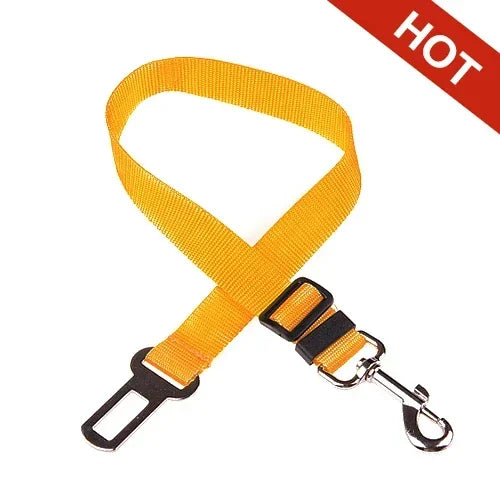 Adjustable Pet Car Seat Belt, Safety Harness Lead Clip for Dogs & Cats