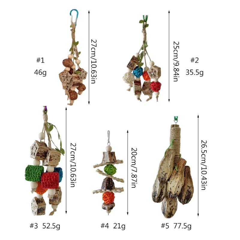 Colorful Hanging Parrot Molar Toy