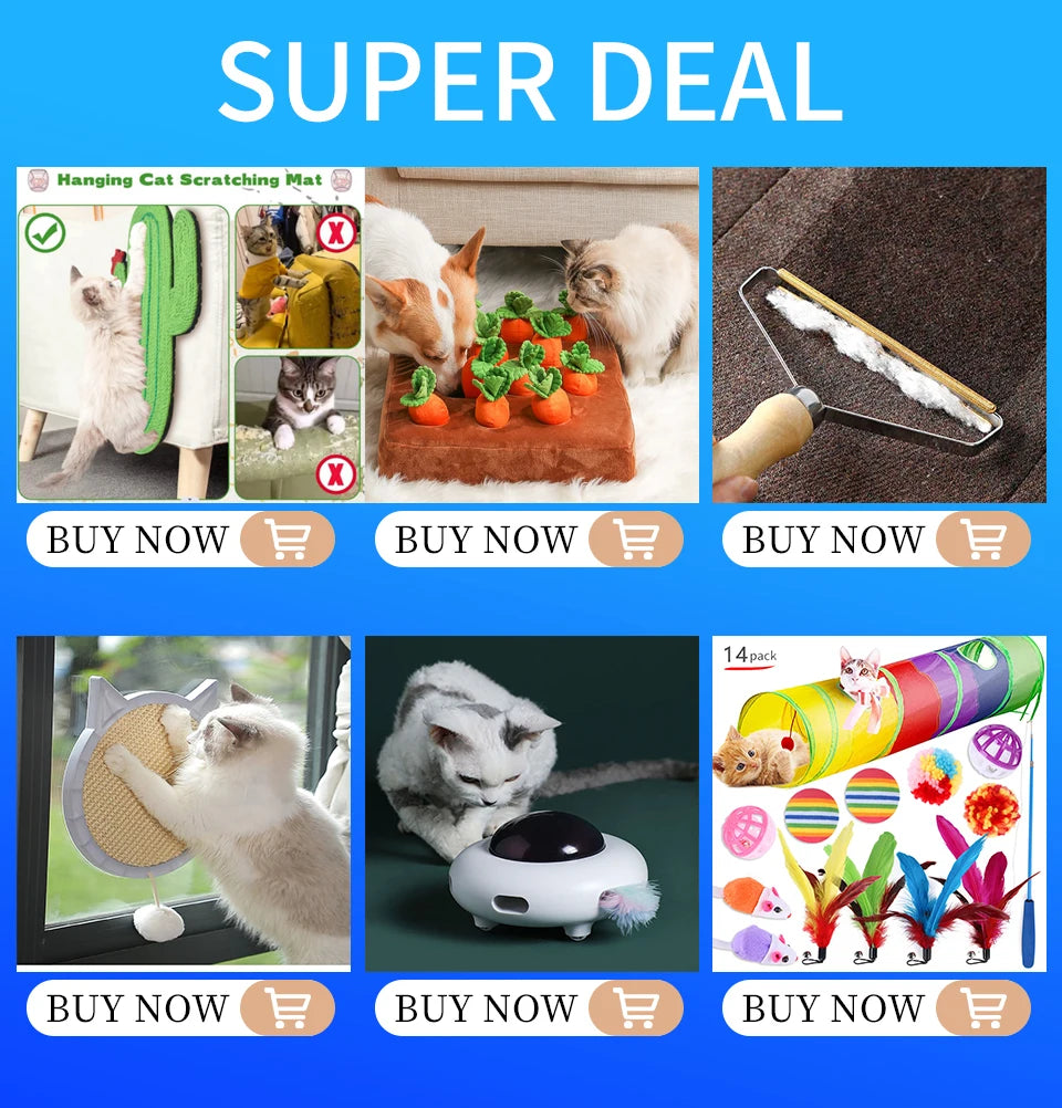 Cat Toy Variety Set with Teaser Sticks, Mice & Balls