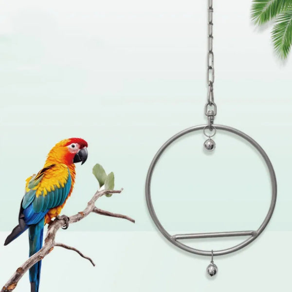 Stainless Steel Parrot Swing