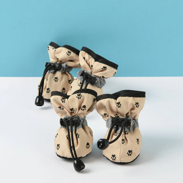 Anti-Slip Pet Dog Shoes Adjustable Paw Boots for Small & Large Dogs, Cats, Puppies