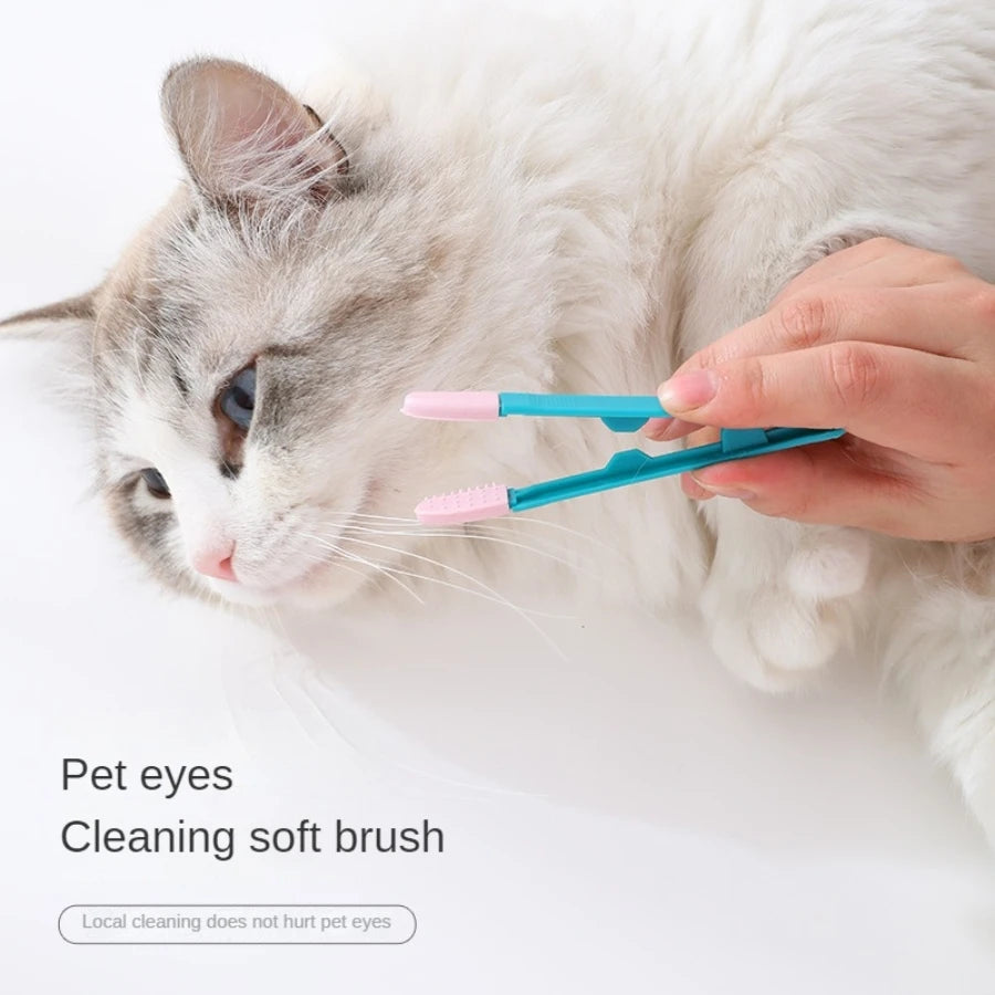 Pet Tear Stain Remover Comb, Grooming Brush for Small Dogs & Cats