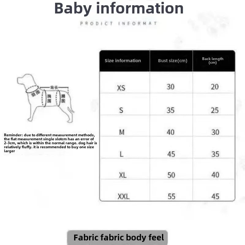 Warm Dog Hoodie Jacket for Small & Medium Dogs, Pet Coat with Hook Closure