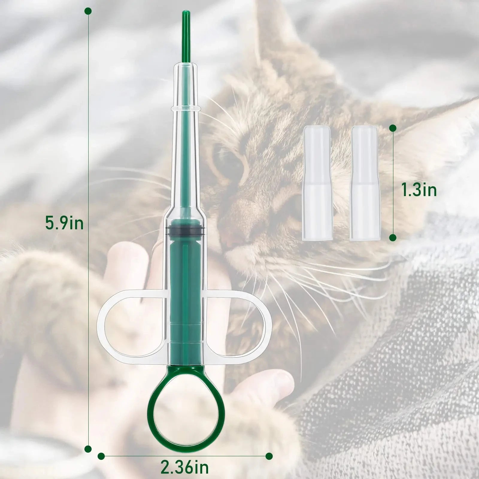 Pet Medication Dispenser Stick, Pill Feeder Tool for Cats & Dogs