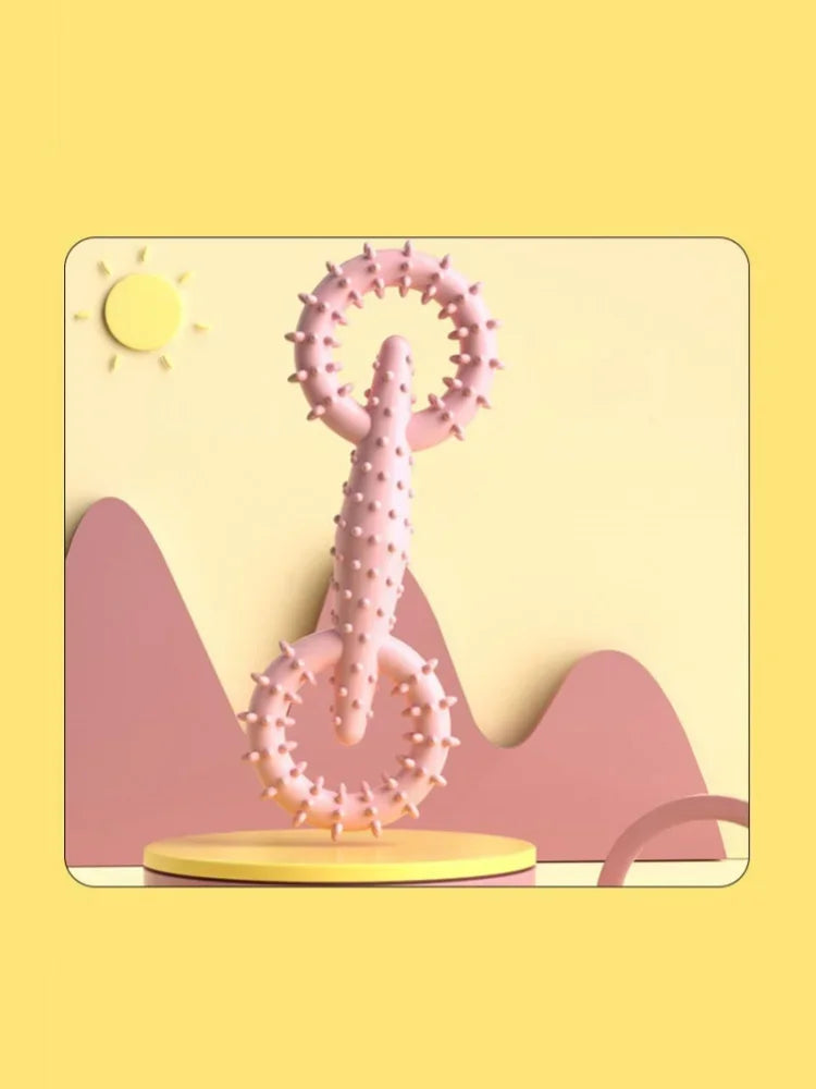 Indestructible Dog Pull Ring Toy – Interactive Chew Toy for Puppies & Large Dogs