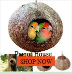 Parrot Chew Toy with Wooden Blocks for Large Birds