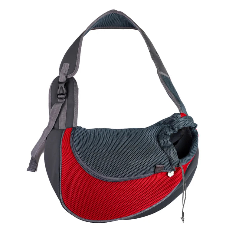 Pet Carrier Sling Bag, Mesh Travel Shoulder Tote for Small Dogs & Cats