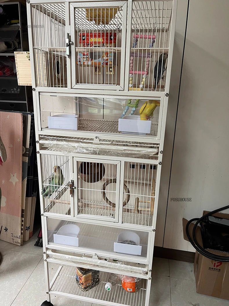 Multi-Layer Stacked Iron Bird Cage