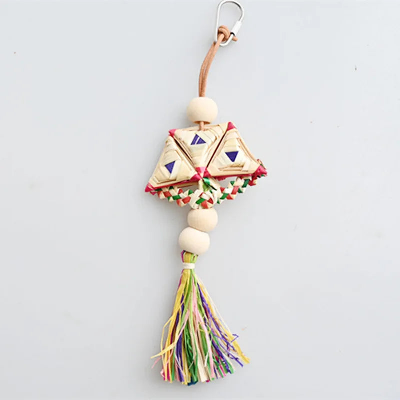 1pc Natural Straw Parrot Chew Toy