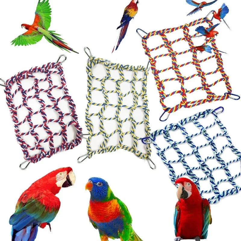 Parrot Climbing Net Swing & Rope Hammock