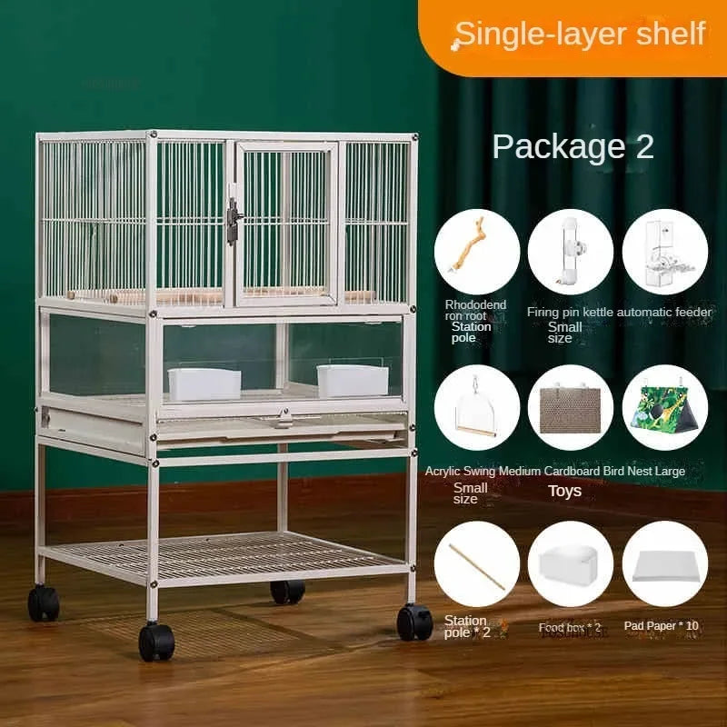 Multi-Layer Stacked Iron Bird Cage