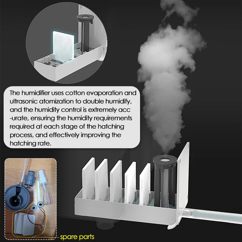 24 Egg Automatic Incubator with Digital Temperature Control for Poultry and Birds