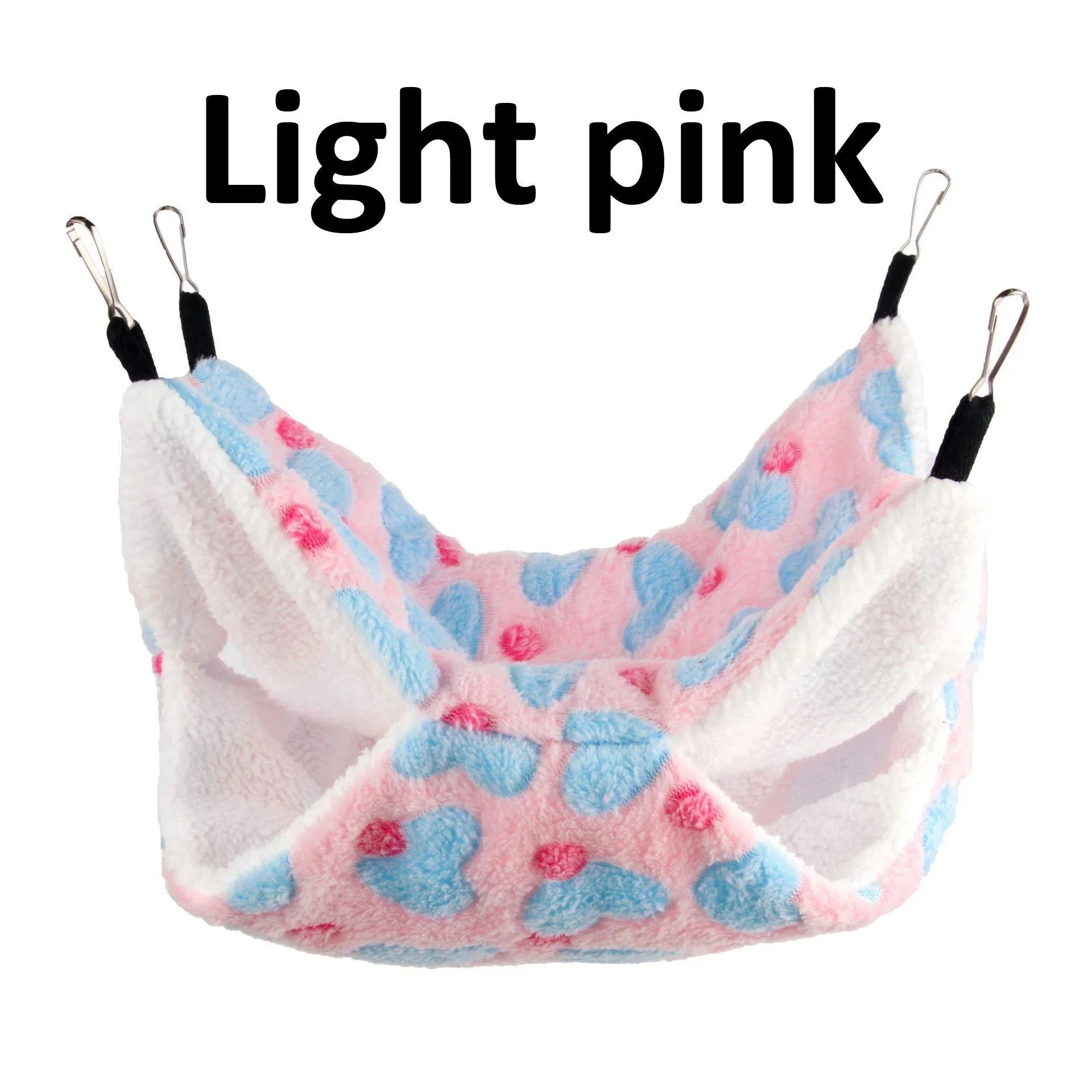 Double-Layer Fleece Hanging Hammock for Guinea Pigs & Small Pets