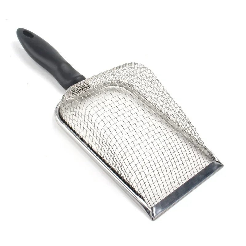Long Handle Stainless Steel Cat Litter Scoop