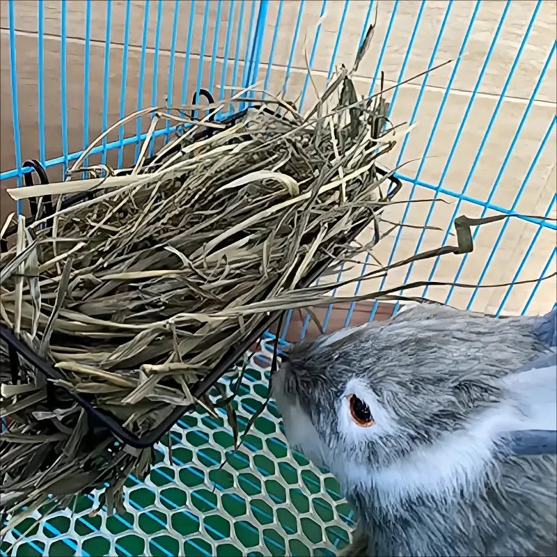 Rabbit Hay Feeder Basket & Grass Rack for Small Pets