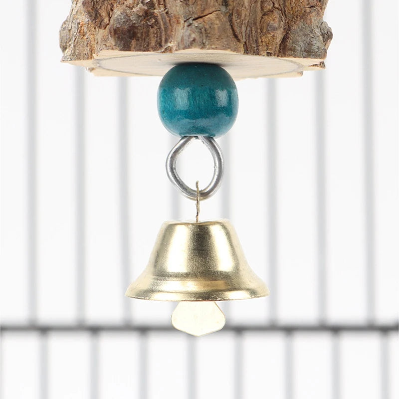 Natural Wooden Parrot Chew Toy