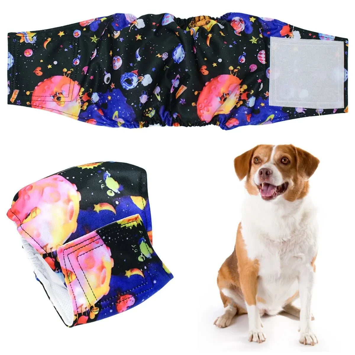 Washable Belly Band for Male Dogs – High-Absorbency, Reusable Dog Diaper Wrap