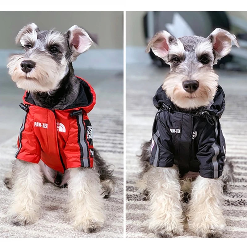 Waterproof Dog Jacket, Reflective Outdoor Pet Raincoat for Small to Large Dogs