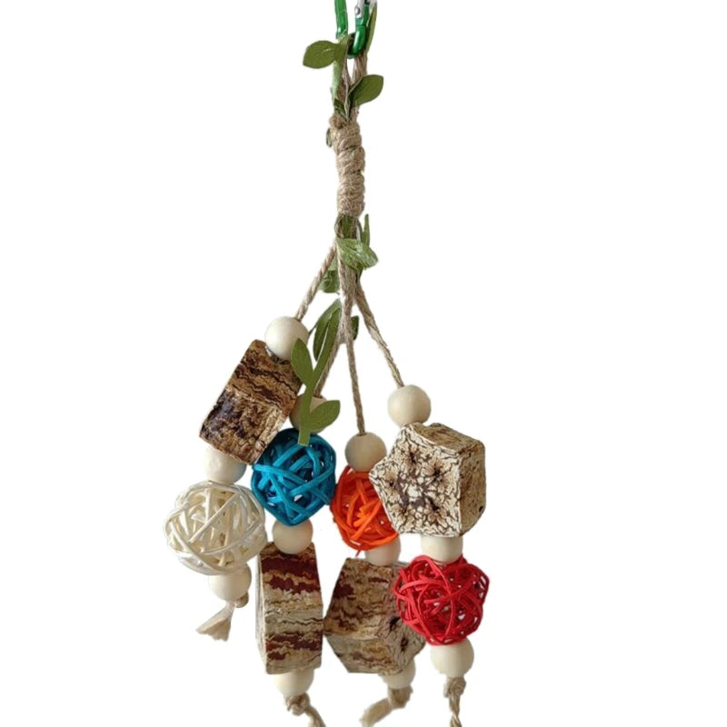 Colorful Hanging Parrot Molar Toy