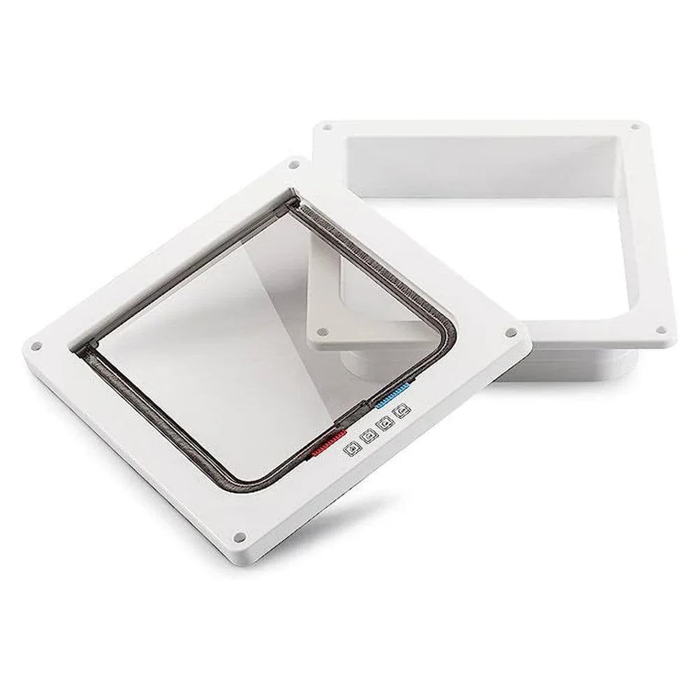 Pet Flap Door with 4-Way Security Lock