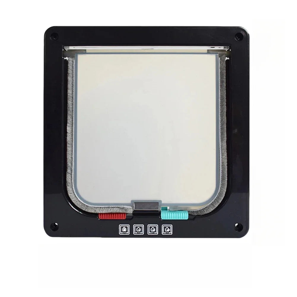 Pet Flap Door with 4-Way Security Lock