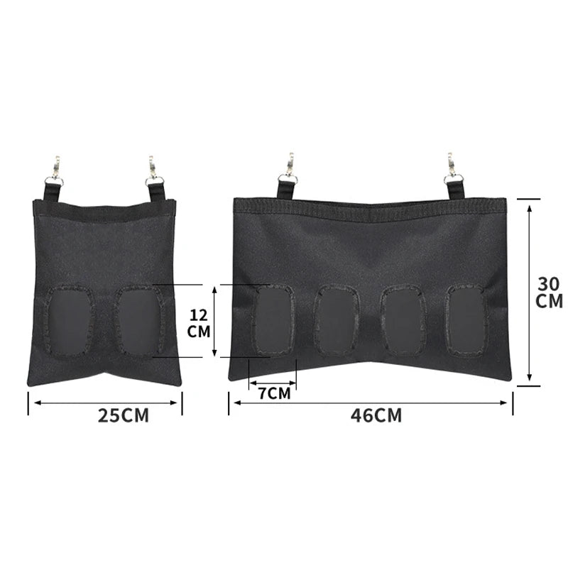 Rabbit Hay Bag Feeder Pouch Hanging Dispenser for Small Animals