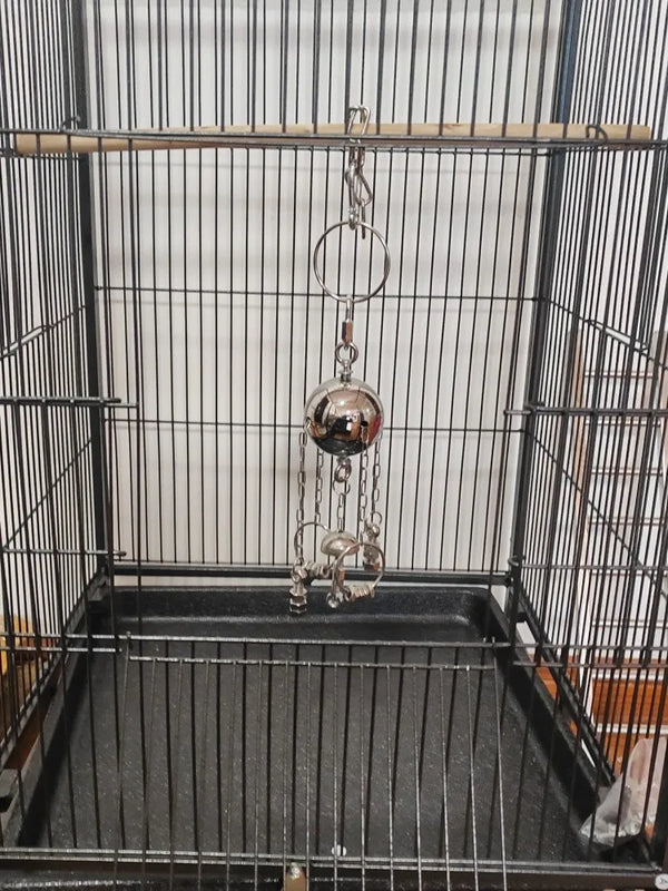 Stainless Steel Chew & Bell Toy