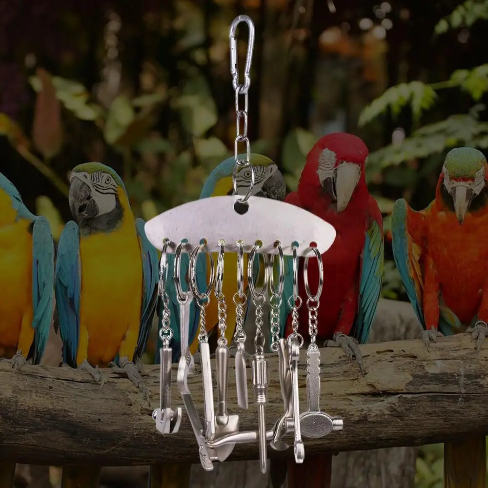 Stainless Steel Parrot Cage Toys