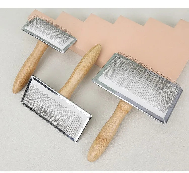 Solid Wood Pet Grooming Comb