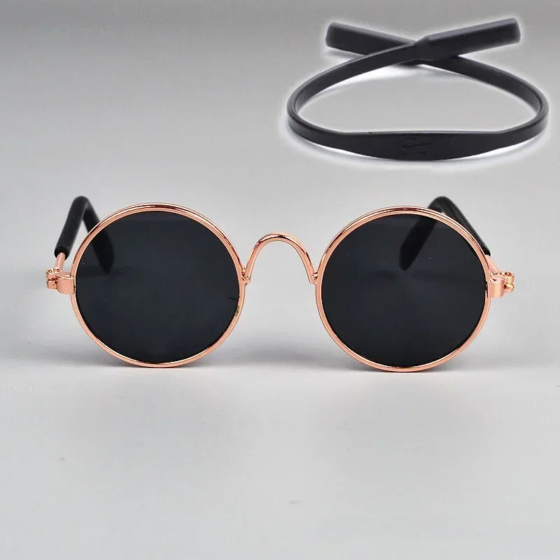 Cute Pet Sunglasses – UV Protection for Small Dogs, Cats & Photo Props