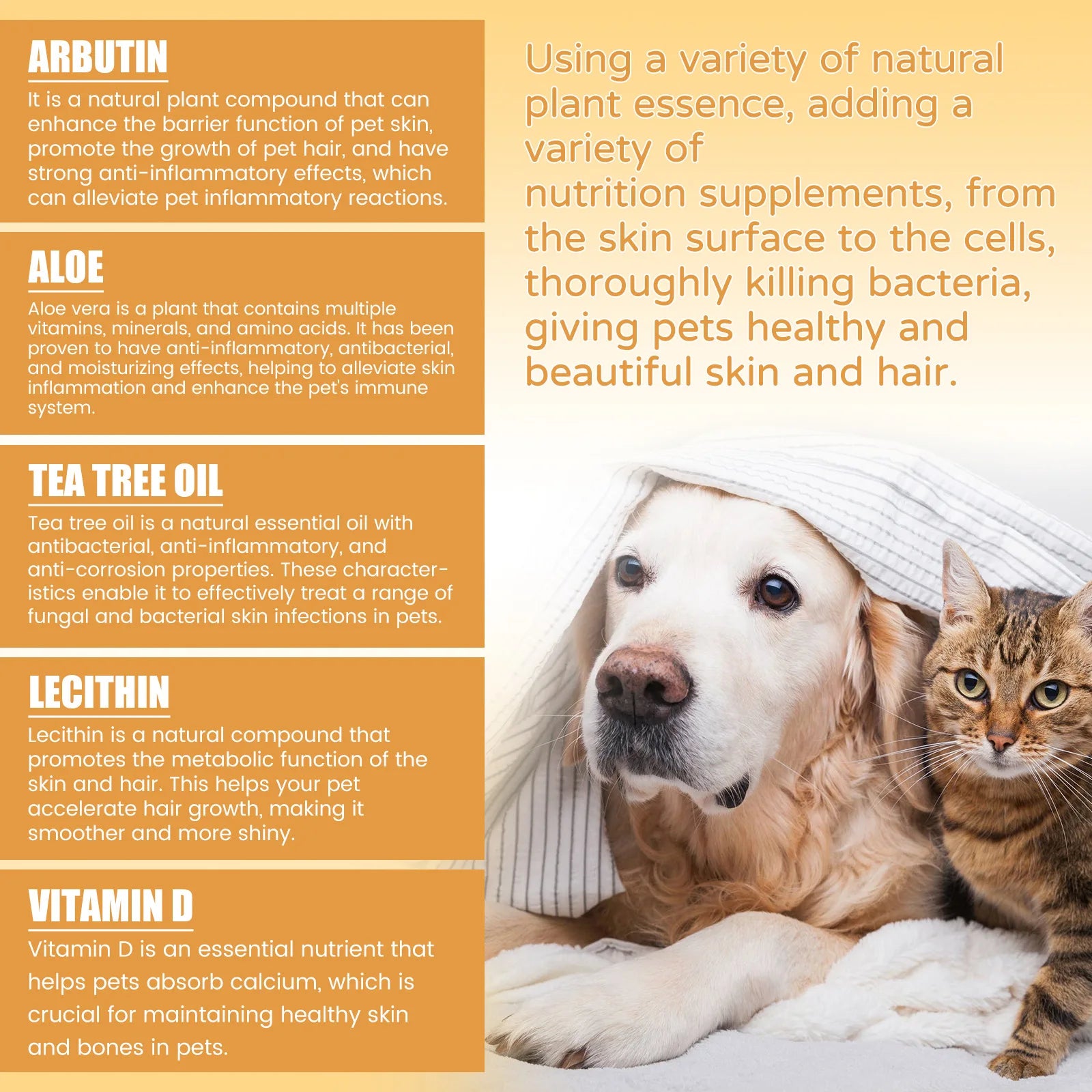Natural Flea, Mite & Tick Repellent for Cats & Dogs