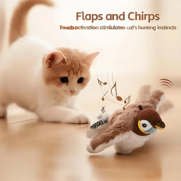 Interactive Cat Toy Flapping Bird