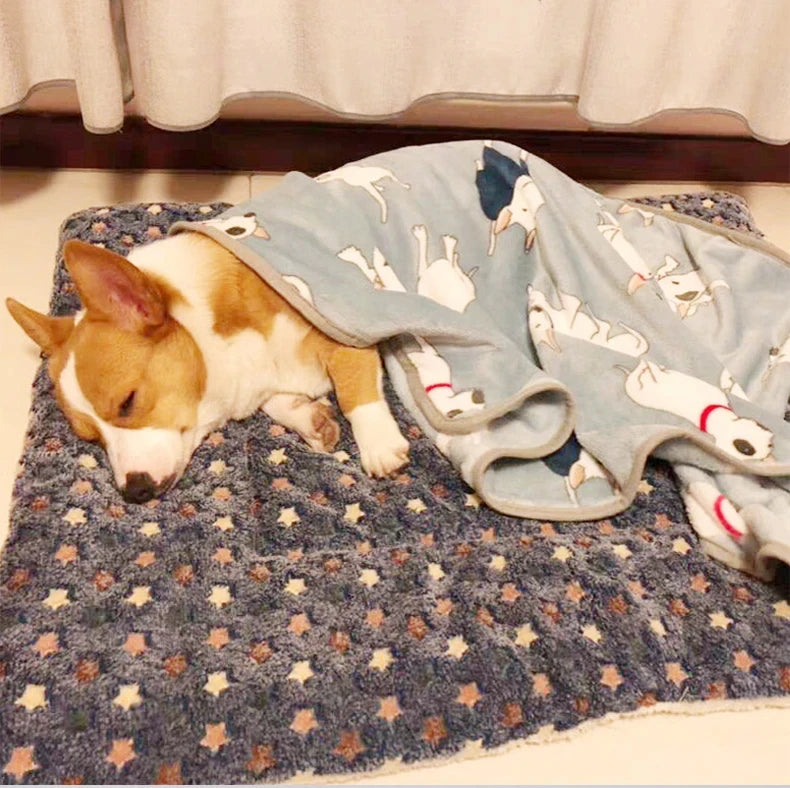 Soft Flannel Pet Sleeping Mat