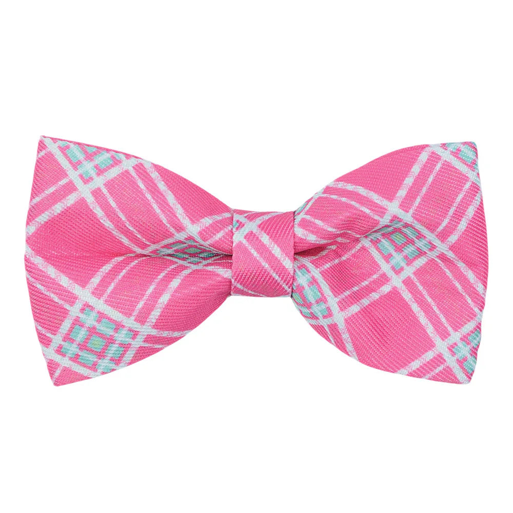 50/100pcs Removable Spring Plaid Dog Bowties