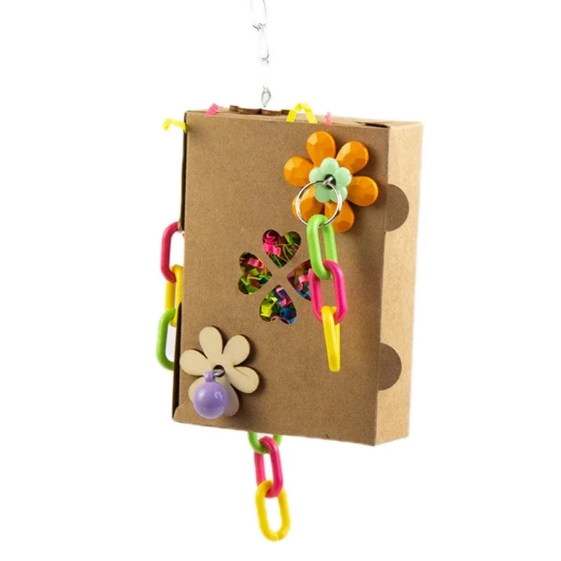 Rattan & Paper Molar Toy for Small Parrots
