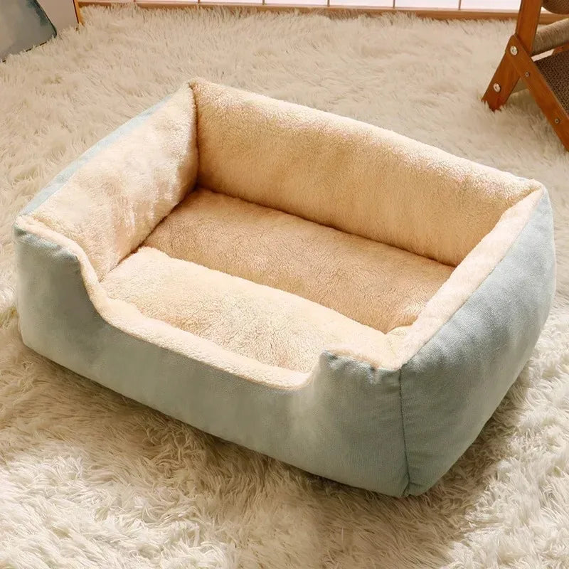 Soft Pet Bed for Cats & Small Dogs — Cozy Cushion Basket House