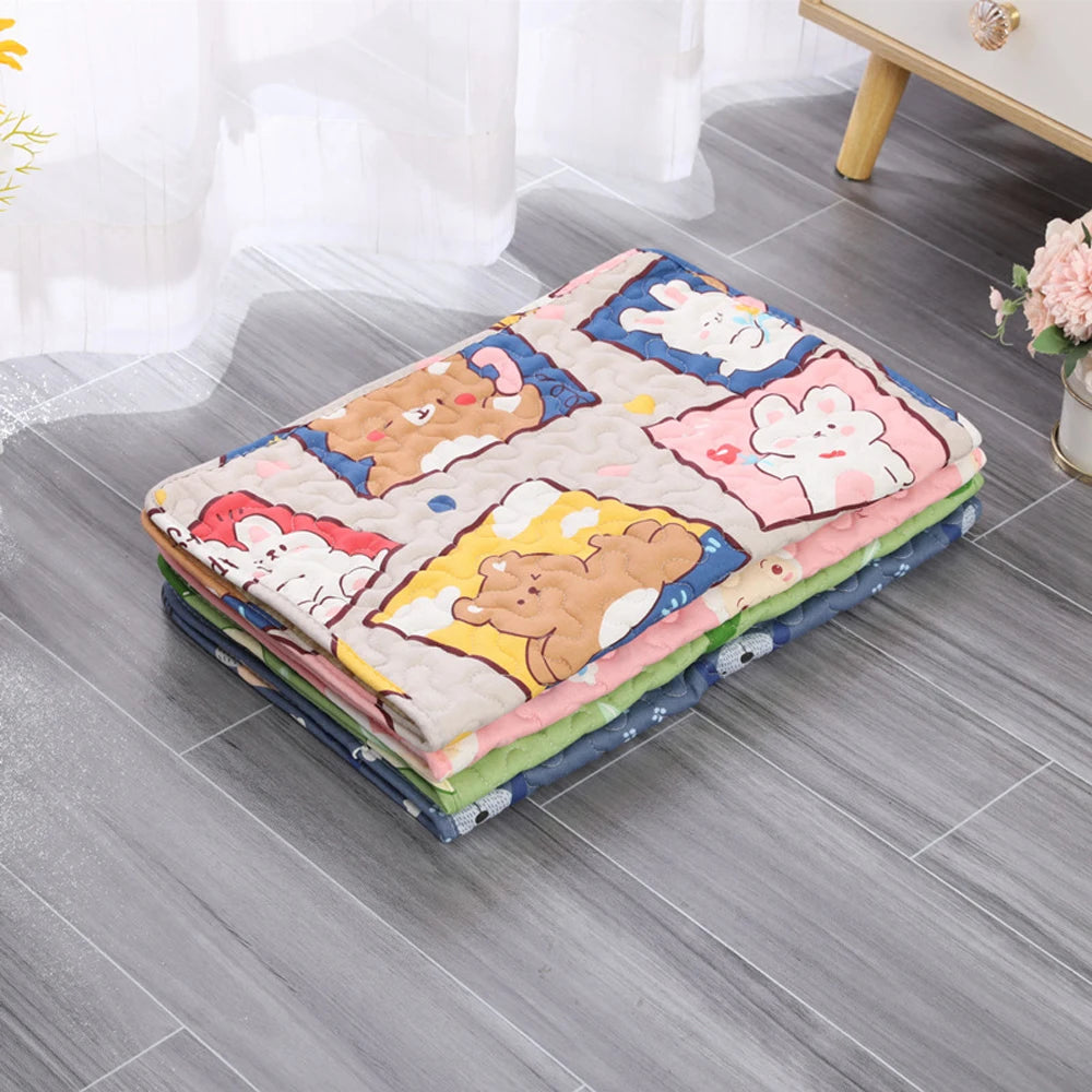 Moisture-Proof Cooling Pet Mat – Breathable Sofa Cushion for Dogs & Cats