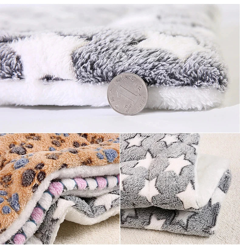 Soft Flannel Pet Sleeping Mat