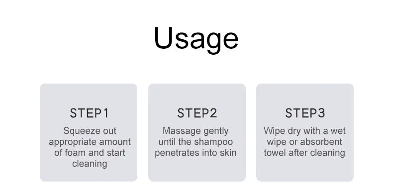 Pet Dry Cleaning Foam – No-Rinse Shampoo for Dogs, Cats, and Puppies