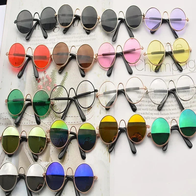 Cute Pet Sunglasses – UV Protection for Small Dogs, Cats & Photo Props