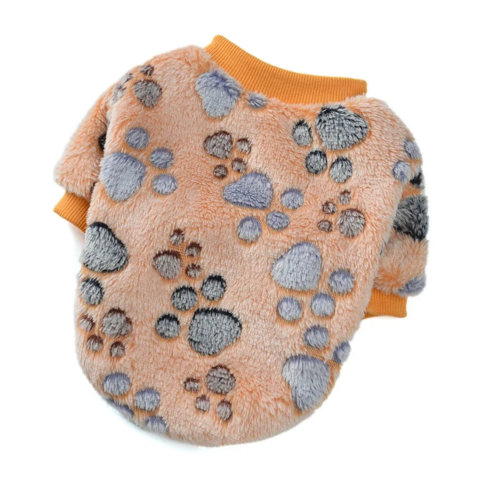 Warm Fleece Pet Sweater Vest for Small & Medium Dogs, Winter Coat for Cats
