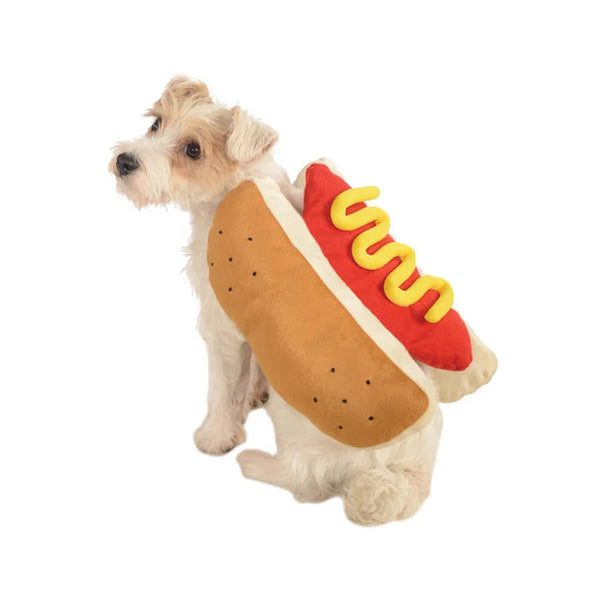 Hot Dog Halloween Costume for Dachshunds, Adjustable Pet Party Outfit