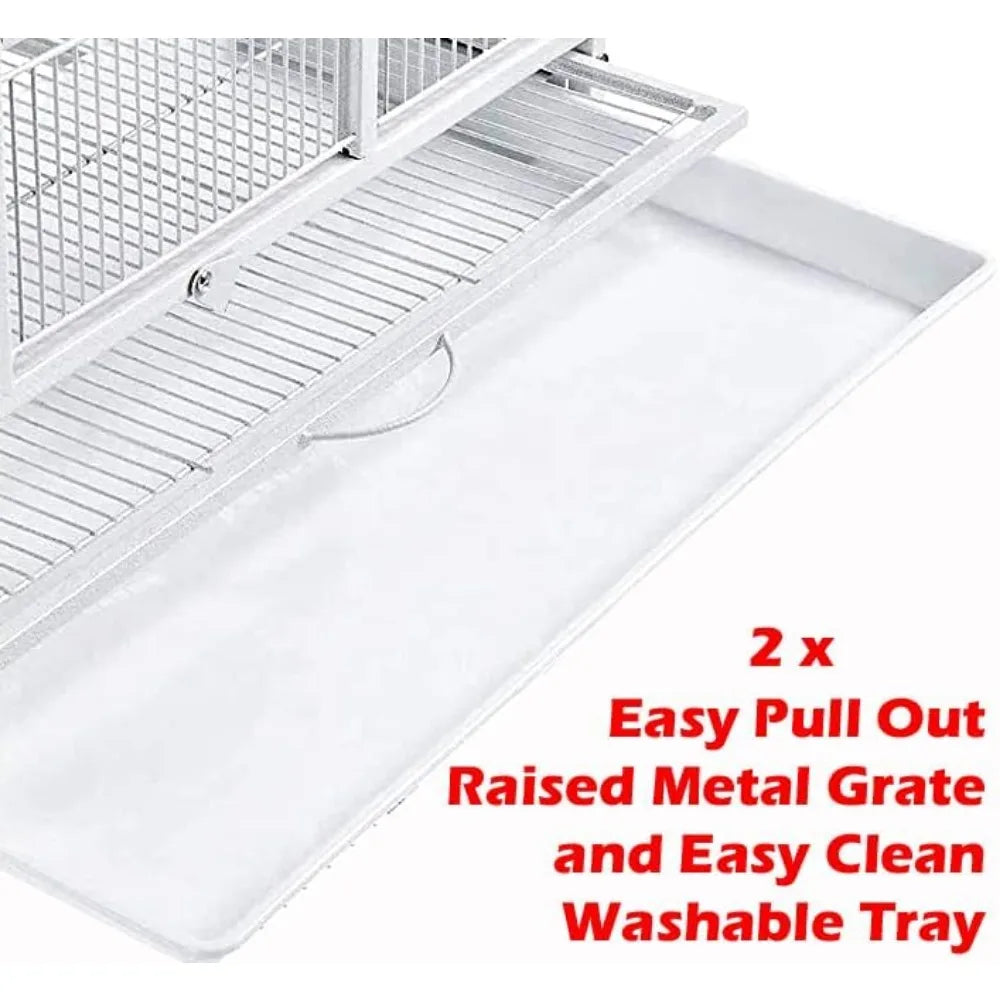 X-Large Stackable 3-Level Parrot Cages